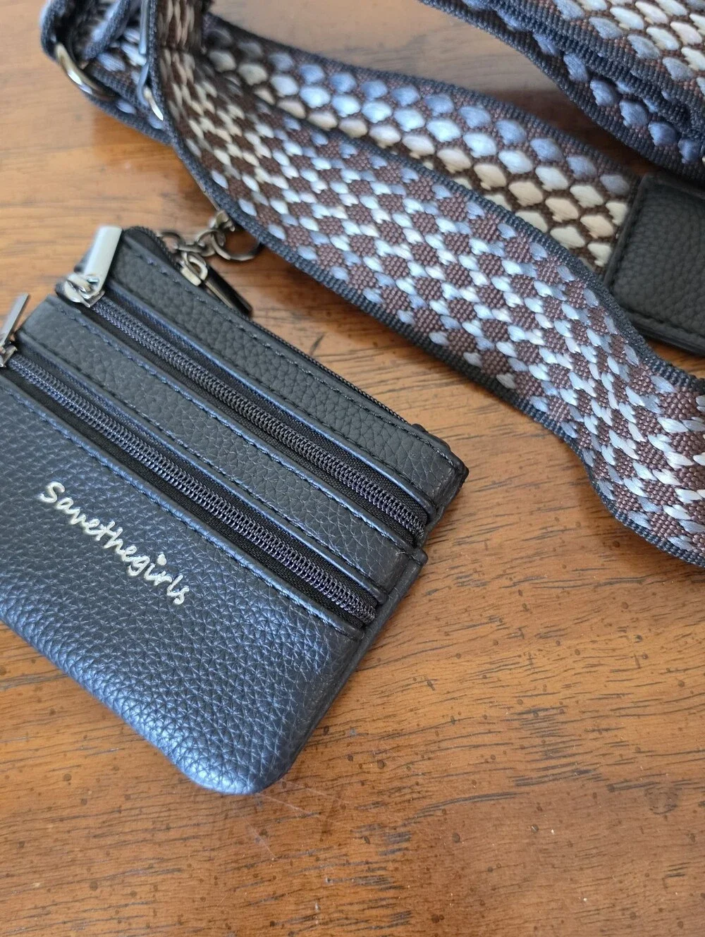 Save The Girls Clip & Go Strap w/Zippered Pouch - Picture 4 of 4